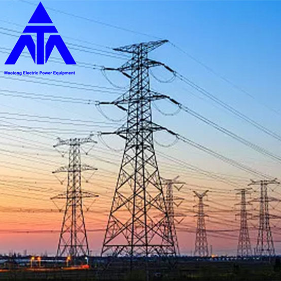 Aangle Iron Electric Power Tower Q345 10KV 33KV voimansiirtolinja