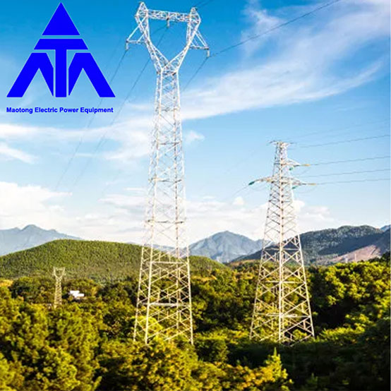 Kulmateräsputkitorni 330KV kuumasinkitty terästorni